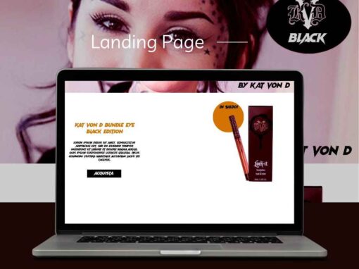 Kat Von D Landing Page